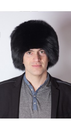 Cappello in volpe nera - unisex